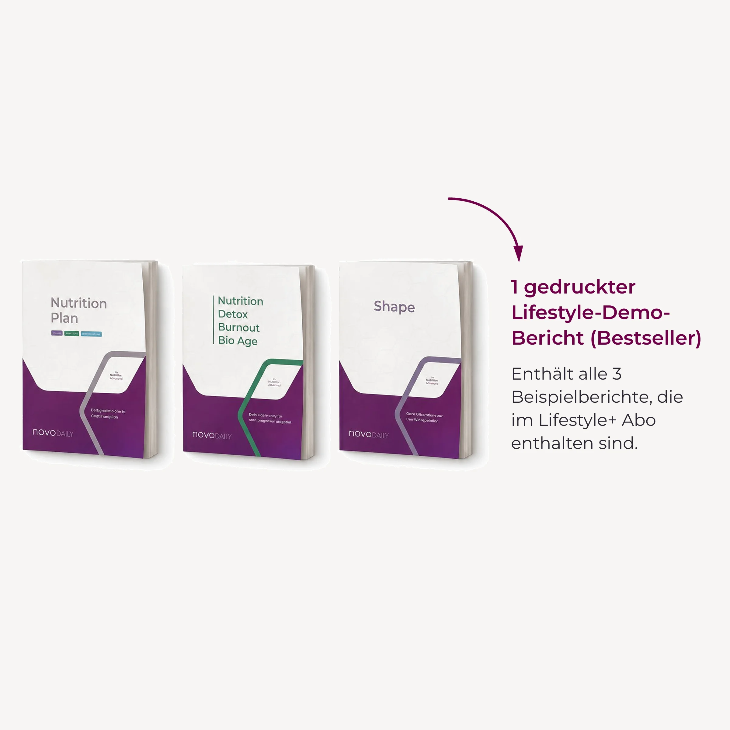 1 gedruckter Demobericht zum Lifestyle+
